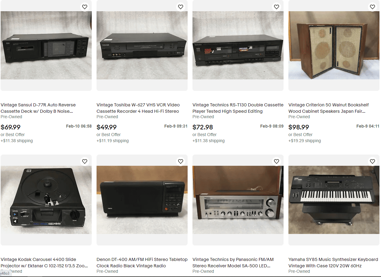 Vintage Stereo and Audio Equipment with eAsset Solutions • eAsset Solutions